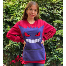 Cargar imagen en el visor de la galería, Sudadera Gengar Sonrisa Adulto - Disponible 7 días después de la compra
