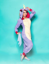 Cargar imagen en el visor de la galería, Kigurumi Unicornio Lila Niños - Disponible 7 días después de la compra
