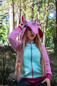 Sudadera Unicornio Rosa Adulto