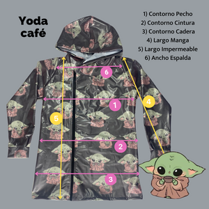 Impermeable Yoda Café - Disponible 14 días después de la compra