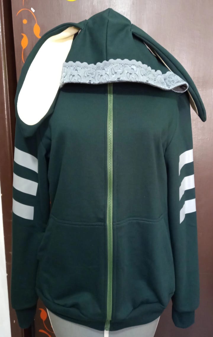 Sudadera Feng Min Bunny (Rosa/Verde) Adulto